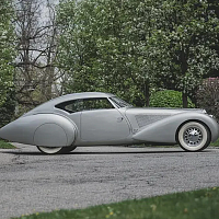 На аукционе RM Sotheby’s выставлен редчайший Delage D8-120 S Aerodynamic Coupe 1937 года